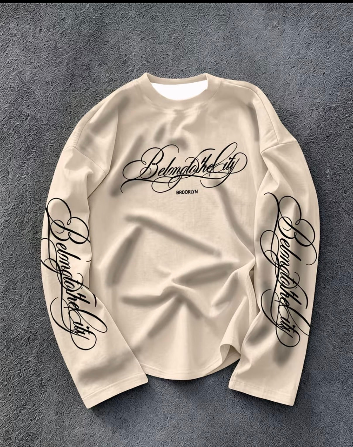 Streetwear Gothic style Longsleeves Mixed Colors
