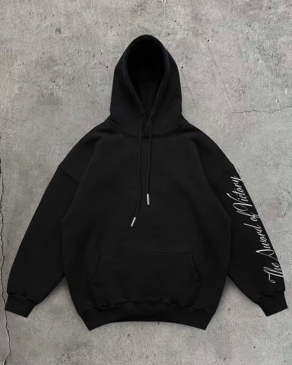 Winter Gothic style hoodie Sword Print