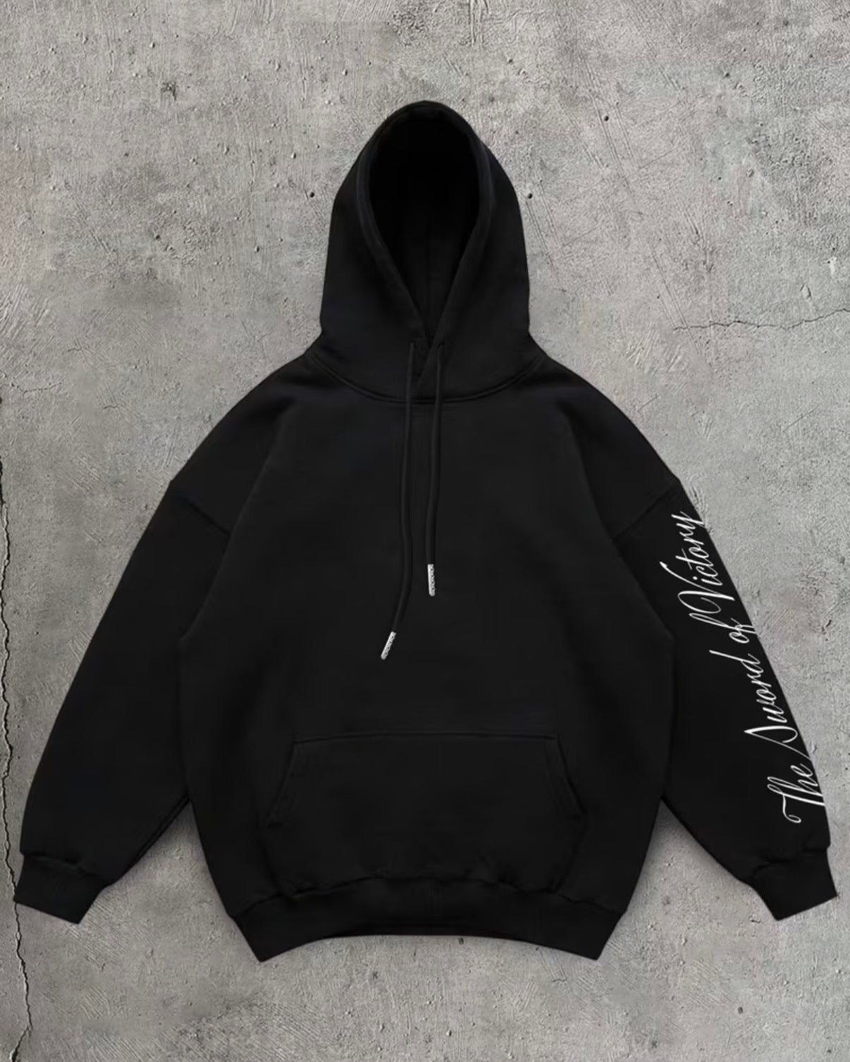 Winter Gothic style hoodie Sword Print
