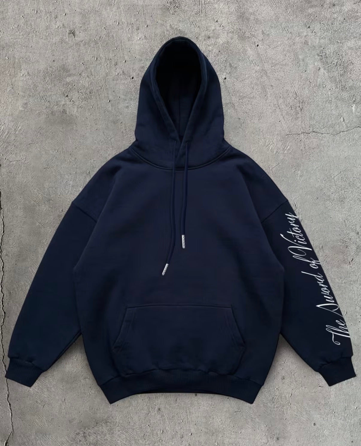 Winter Gothic style hoodie Sword Print