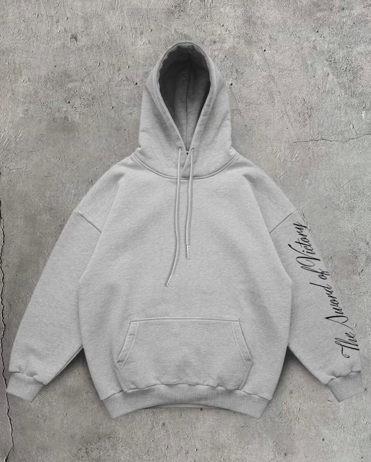 Winter Gothic style hoodie Sword Print