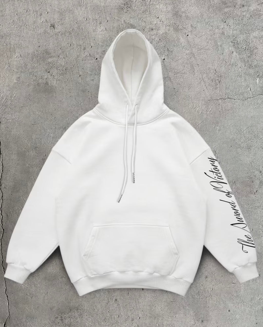 Winter Gothic style hoodie Sword Print