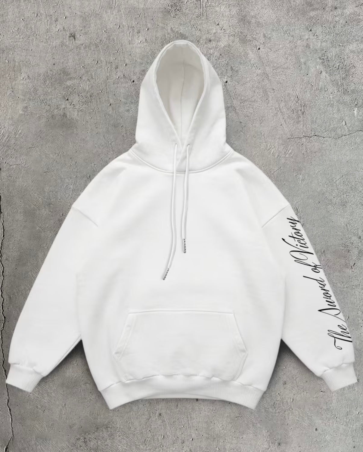 Winter Gothic style hoodie Sword Print