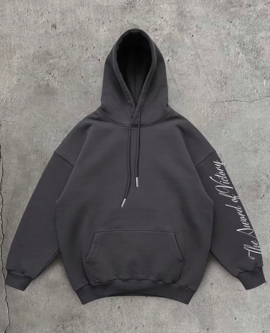 Winter Gothic style hoodie Sword Print