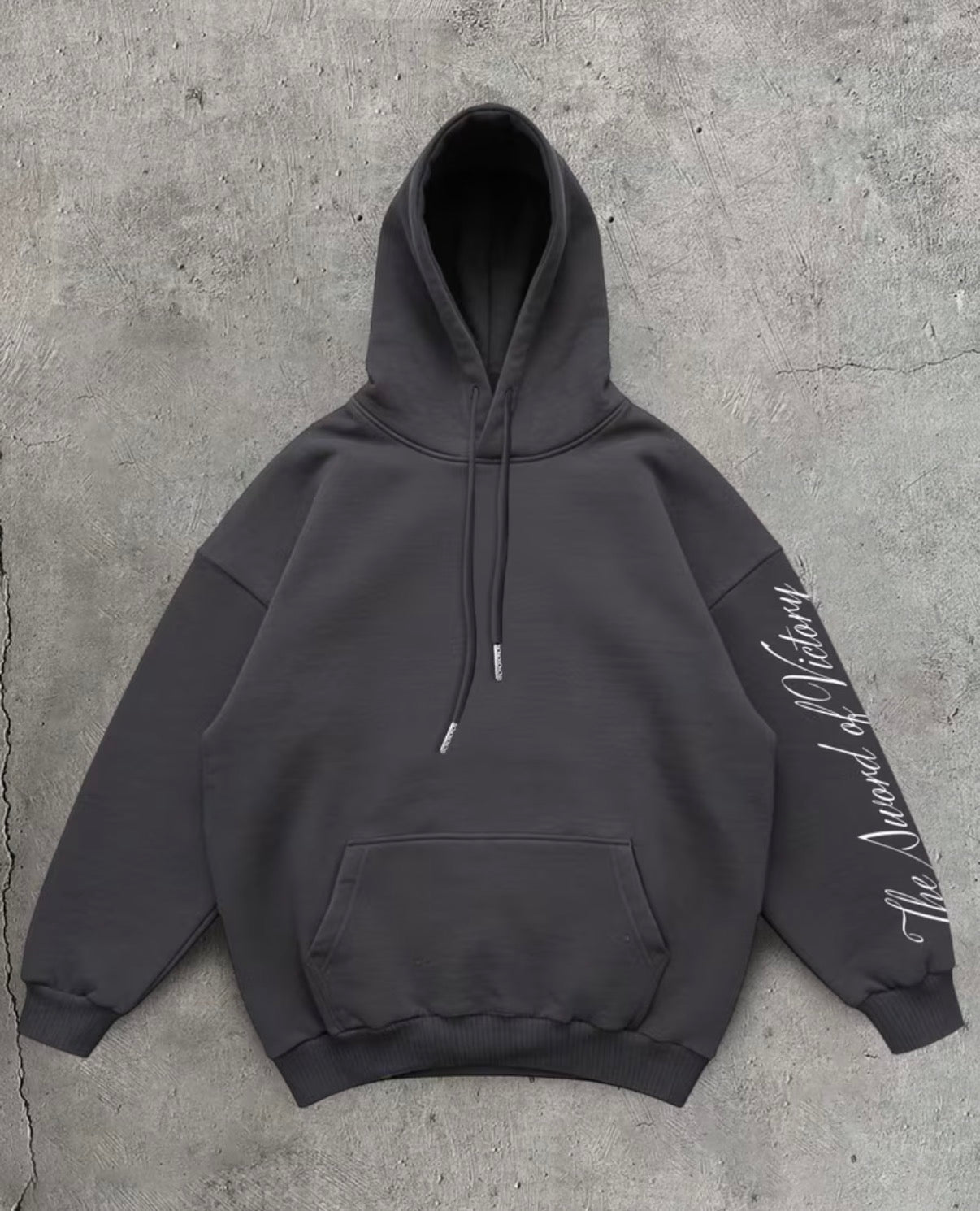 Winter Gothic style hoodie Sword Print